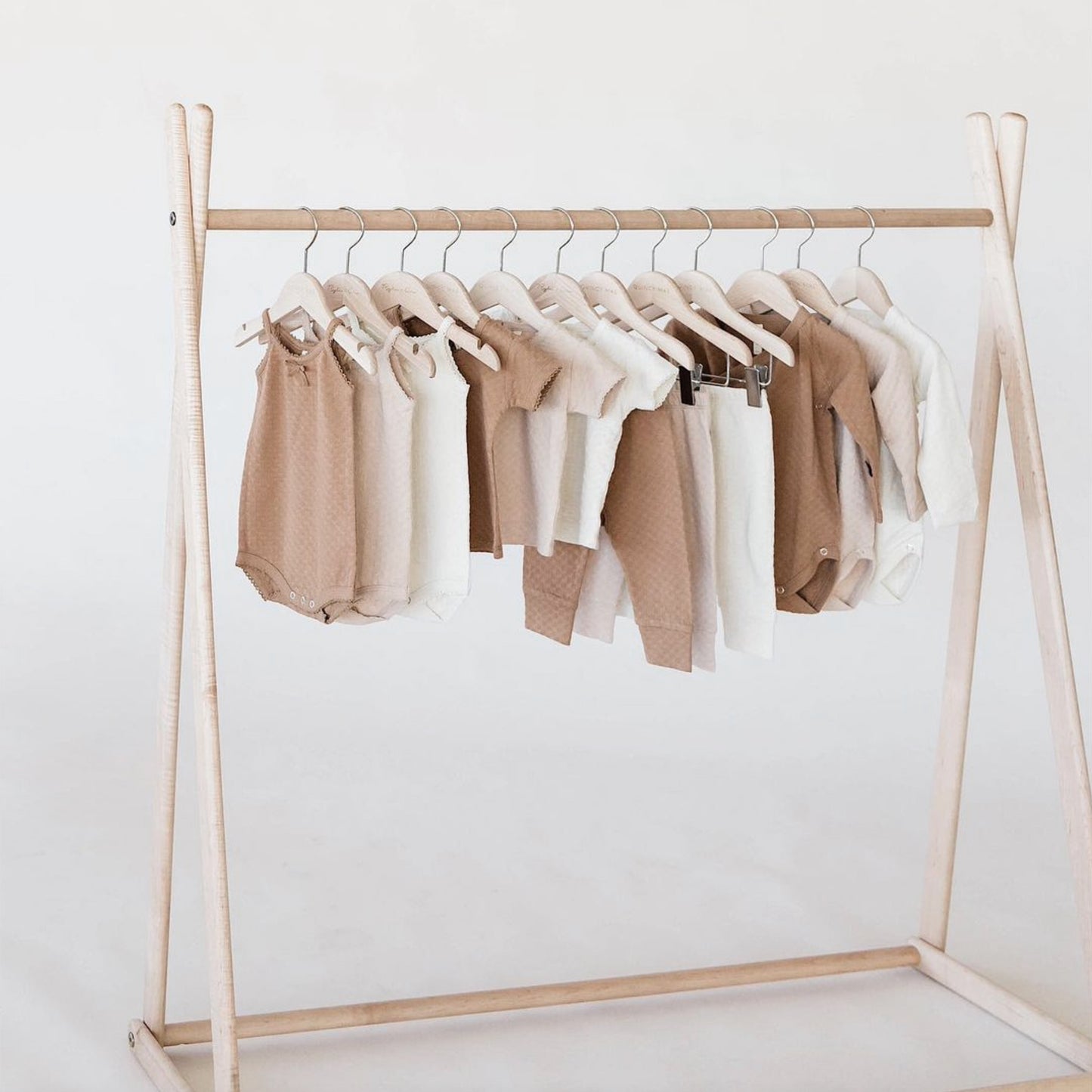 Small Wooden Clothing Rack